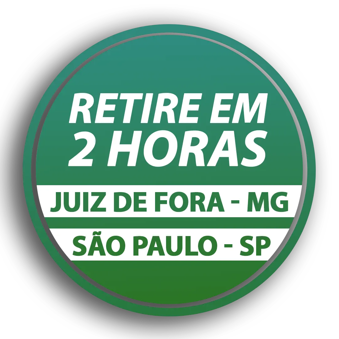 Retire em até 2 horas SP e JF